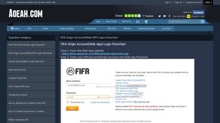 
                            9. FIFA Origin Account(Web App) Login Flowchart - AOEAH