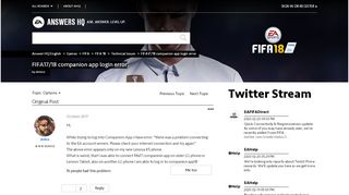 
                            4. FIFA17/18 companion app login error - Answer HQ