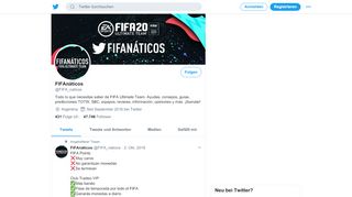 
                            1. FIFAnáticos (@FIFA_naticos) | Twitter