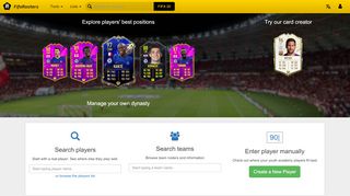 
                            12. FifaRosters - FIFA 19 Career Mode Tools and Ultimate Team Database