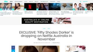 
                            9. 'Fifty Shades Darker' Netflix Australia release date | WHO Magazine