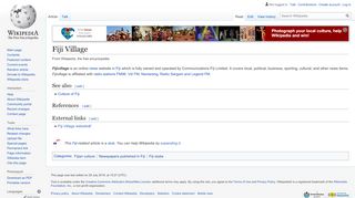 
                            6. Fiji Village - Wikipedia