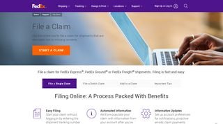 
                            6. File a Claim | FedEx