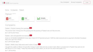 
                            11. File consumer complaint against Flipkart at Voxya.com