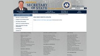 
                            4. File Documents Online - Louisiana Secretary of State