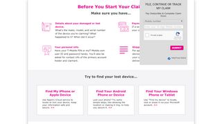 
                            9. File or Track My Claim | T-Mobile | Assurant - Assurant Solutions