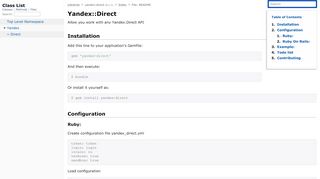 
                            8. File: README — Documentation for yandex-direct (0.1.1)