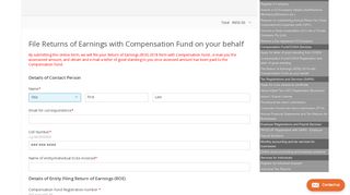 
                            9. File Return of Earnings (ROE) with Compensation Fund on your behalf