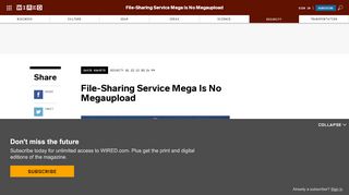 
                            13. File-Sharing Service Mega Is No Megaupload | WIRED