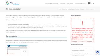 
                            6. File Store Integration – ResearchSpace