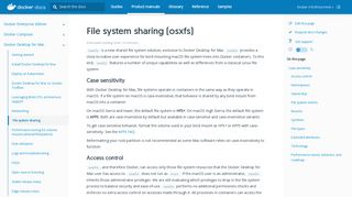 
                            5. File system sharing (osxfs) | Docker Documentation