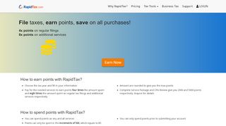 
                            4. File Taxes and Earn Points | RapidTax