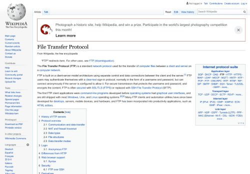 
                            6. File Transfer Protocol - Wikipedia