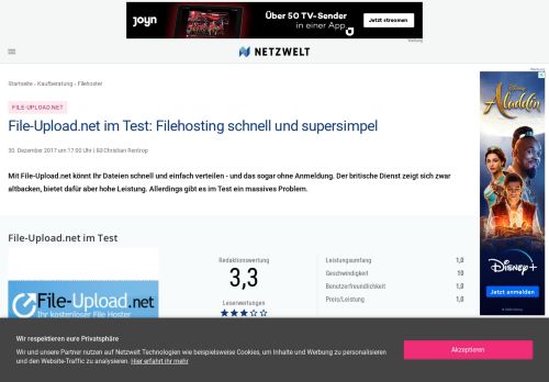 
                            13. File-Upload.net im Test: Filehosting schnell und supersimpel ...