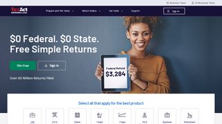 
                            1. File Your 2018 Taxes For Free With Tax Software From TaxAct