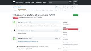 
                            6. [Fileboom.Me] captcha always invalid · Issue #3153 · pyload/pyload ...