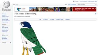 
                            13. File:Horus as falcon.svg - Wikipedia