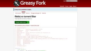 
                            9. filelist.ro torrent filter - Source code - Greasy Fork