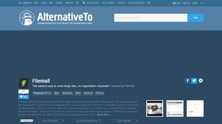 
                            3. Filemail Alternatives and Similar Software - AlternativeTo.net