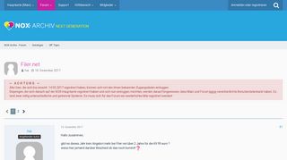 
                            6. Filer.net - Off Topic - NOX Archiv - Forum