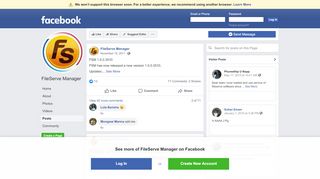 
                            12. FileServe Manager - Posts | Facebook