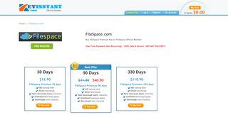 
                            6. FileSpace premium account, FileSpace reseller paypal