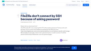 
                            9. FileZilla don't connect by SSH becouse of asking password ...