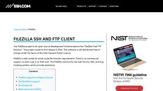 
                            4. FileZilla SSH and FTP client | SSH.COM