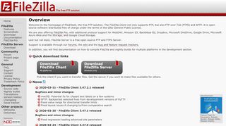 
                            4. FileZilla - The free FTP solution