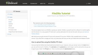 
                            11. FileZilla Tutorial - SiteGround