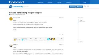 
                            10. Filezilla Verbindung fehlgeschlagen - Allgemeiner Support ...