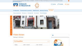 
                            8. Filiale Aerzen - Volksbank im Wesertal eG