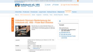 
                            5. Filiale Bad Oldesloe - Volksbank eG, VBS