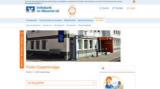 
                            6. Filiale Coppenbrügge - Volksbank im Wesertal eG