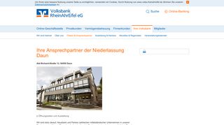 
                            6. Filiale Daun - Volksbank RheinAhrEifel eG