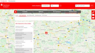 
                            8. Filiale finden - Gleich in Ihrer Nähe - Sparkasse Ansbach