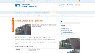 
                            3. Filiale Gronau-Epe - Sunhaar - Volksbank Gronau-Ahaus eG