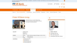 
                            10. Filiale Inning - VR Bank Starnberg-Herrsching-Landsberg eG