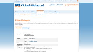 
                            10. Filiale Mellingen - VR Bank Weimar eG