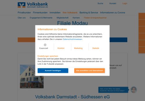 
                            2. Filiale Modau - Volksbank Darmstadt - Südhessen eG
