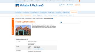 
                            12. Filiale Oyther Straße - Volksbank Vechta eG