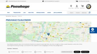 
                            3. Filialfinder - finden Sie Ihre Filiale bei Pneuhage Reifendienste