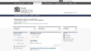 
                            12. Filings | Company | The Gazette