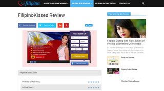 
                            4. FilipinoKisses Review - Filipina Dating Sites