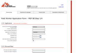 
                            2. Fill in our application form here - msf-application.com