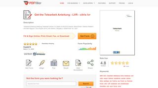 
                            9. Fillable Online citrix lvr Telearbeit Anleitung - LVR - citrix lvr Fax Email ...