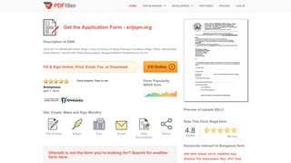 
                            9. Fillable Online srijspn Application Form - srijspn.org Fax Email Print ...