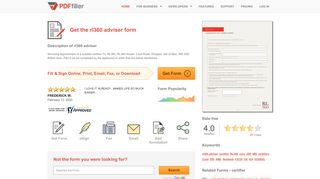 
                            13. Fillable Online Suitable Certifier Form - RL360 Adviser Fax Email ...