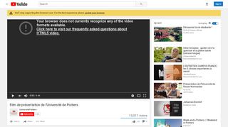 
                            10. Film de présentation de l'Université de Poitiers - YouTube