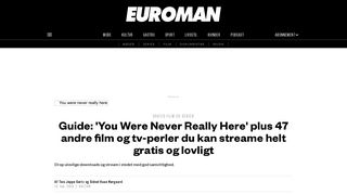 
                            7. Film du kan streame gratis - Euroman